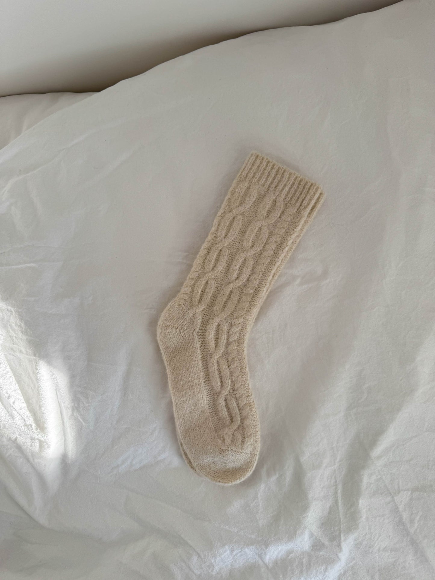 The Aspen Cable-knit Sock